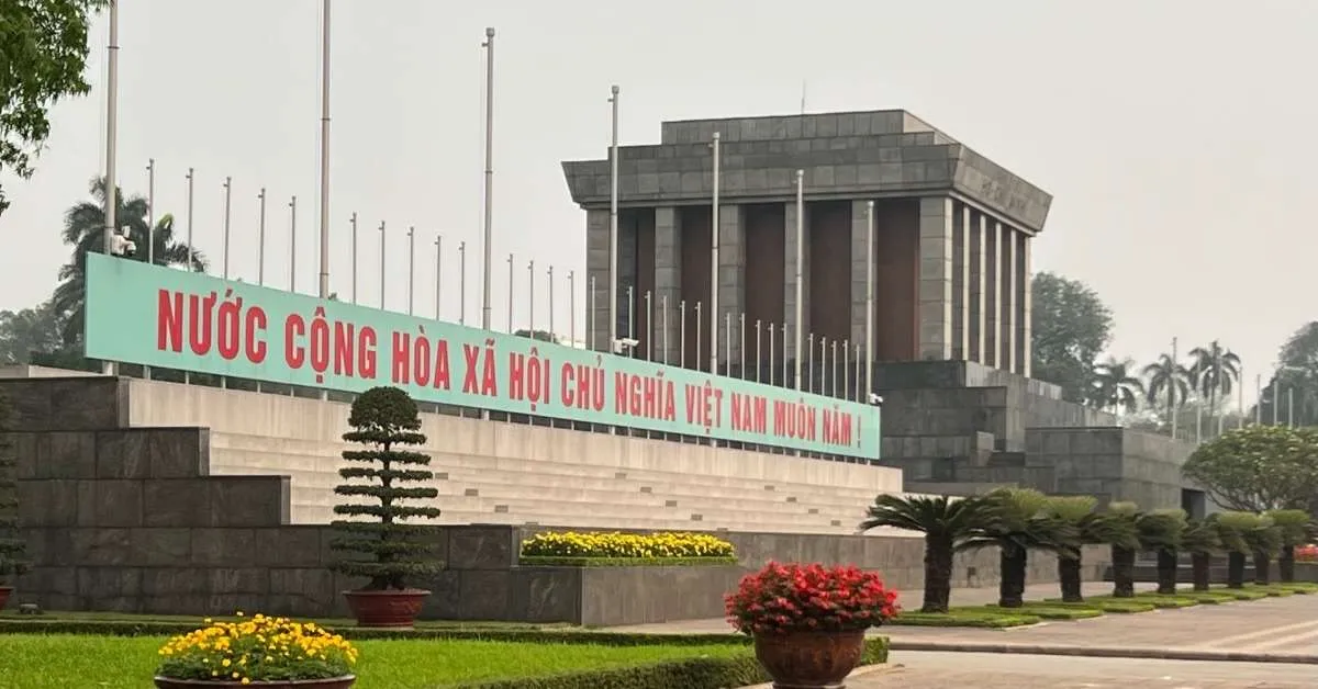 Hanoi Vietnam Things to Do: Ho Chi Minh Mausoleum.
