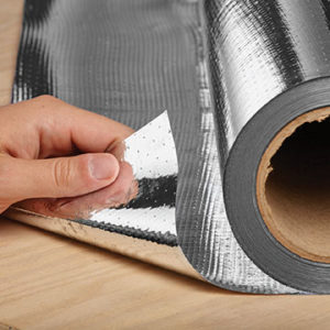 Variety of radiant barrier materials on display