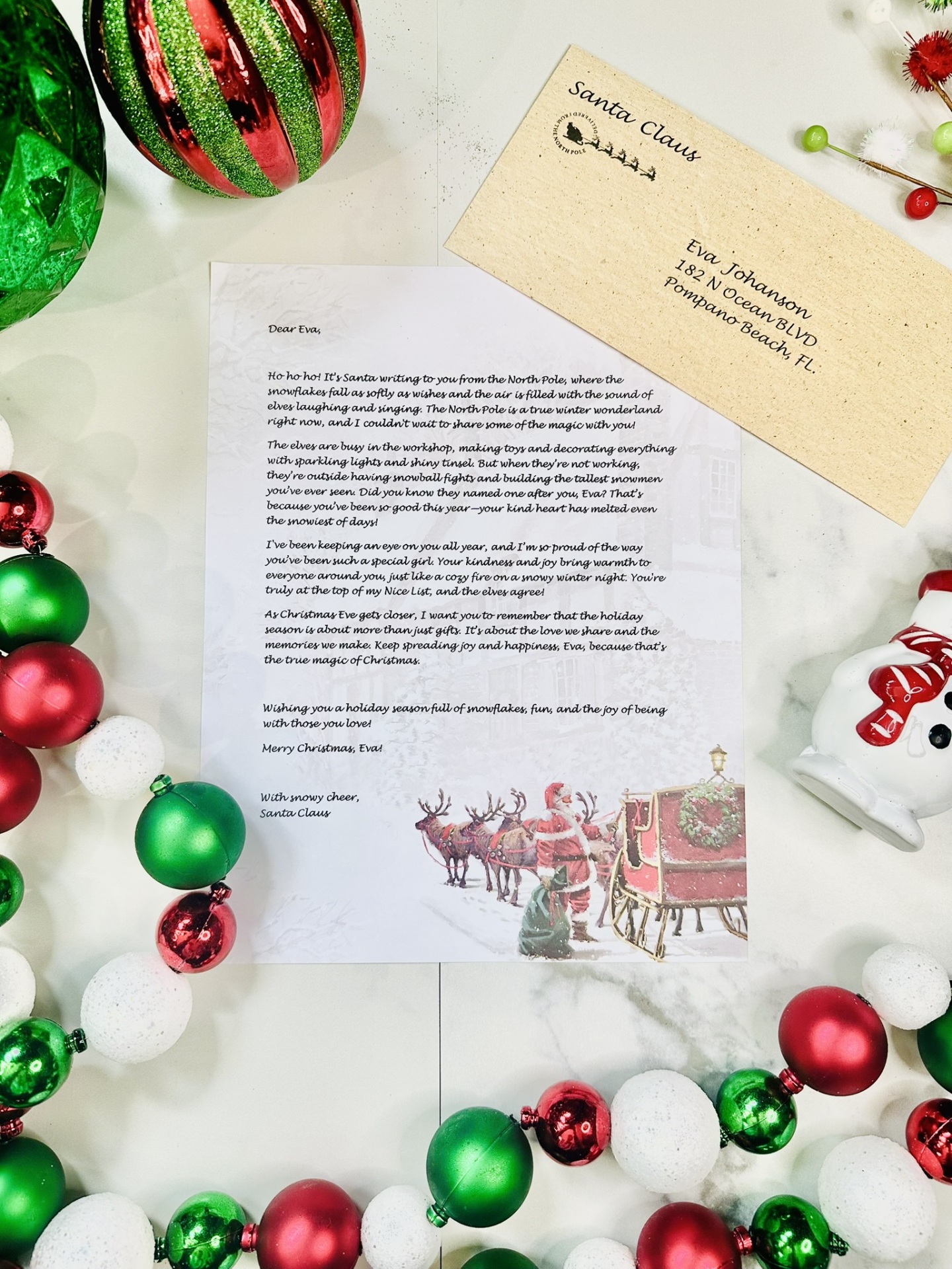 Santa letters evoking a sense of nostalgia.